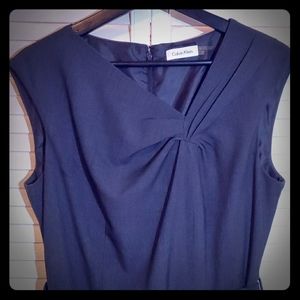 Calvin Klein Grey Sheath Dress